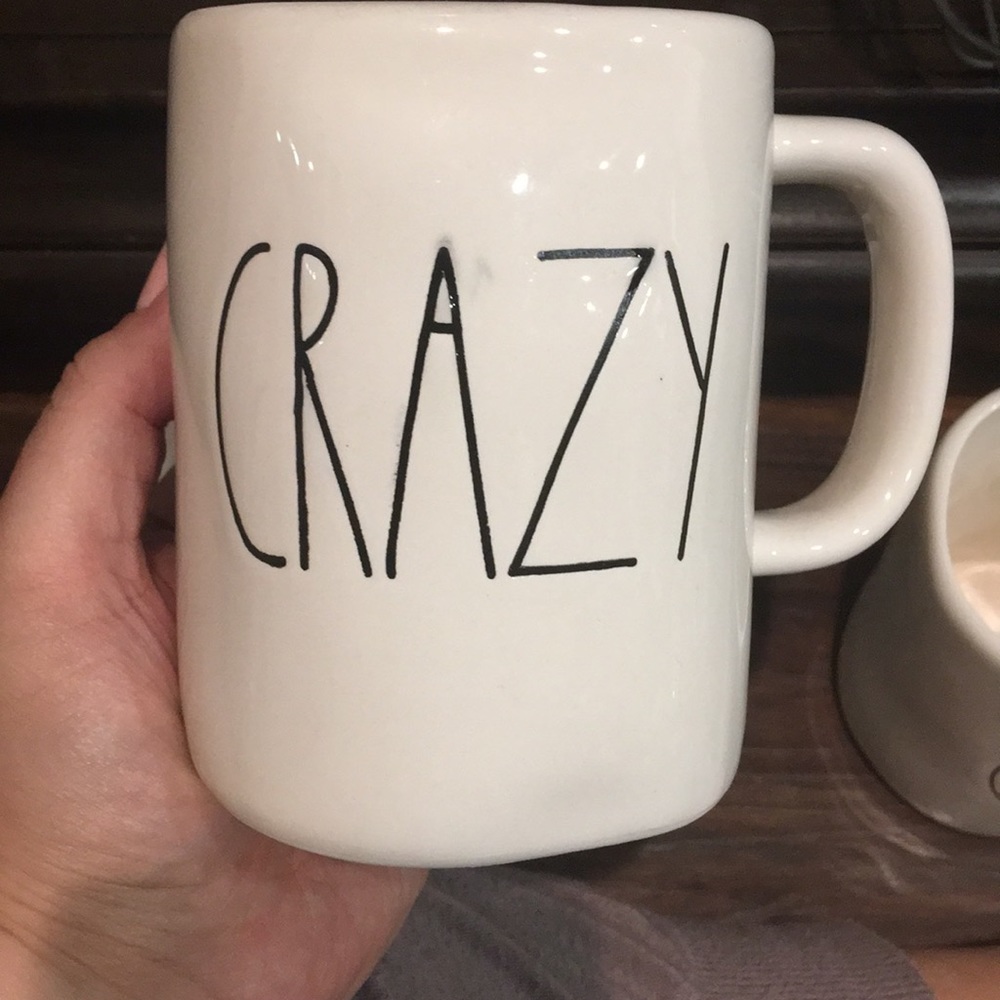 Rae Dunn CRAZY mug